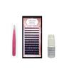Alluring Black Eyebrow Extensions, Tweezers & Glue Brow Kit view 1