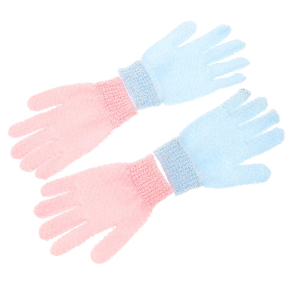 Healifty 1set Exfoliating Bath Gloves Dual-Sided Body Scrubber for Deep Cleansing Suitable for All Skin Types Includes for Refreshing Showers