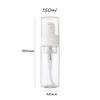 150ml Clear Travel Empty Plastic Refillable Foam Pump Bottle, Foaming Soap Pump Dispenser, for Cleaning, Travel, Makeup (4 Pcs) view 4