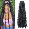 LMZIM 36 Inch Butterfly Locs Crochet Hair 5 Packs Long Distressed Soft Faux Locs, Crochet Braids Locs for Black Women view 1