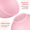 EXCEART 3Pcs 3 Sizes Pink Silicone Mixing Bowls for Facial Masks DIY Beauty Spice Storage Non-Stick Flexible Face Mask Bowl Set for Home Use view 4