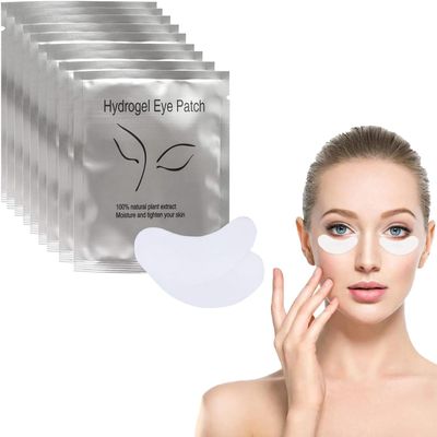 Chargenyang Eyelash Extension Gel Patches Kit Under Eye Gel Pads Eyelash Extension Pads Lint Free False Eyelash Lash Extension Makeup Eye Gel Patches (100Pack)