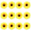 12 Pieces Sunflower Hair Clips Alligator Pins Accessories 3.9 inches for Wedding Party Boho Beach Photography Christmas Decorations view 2