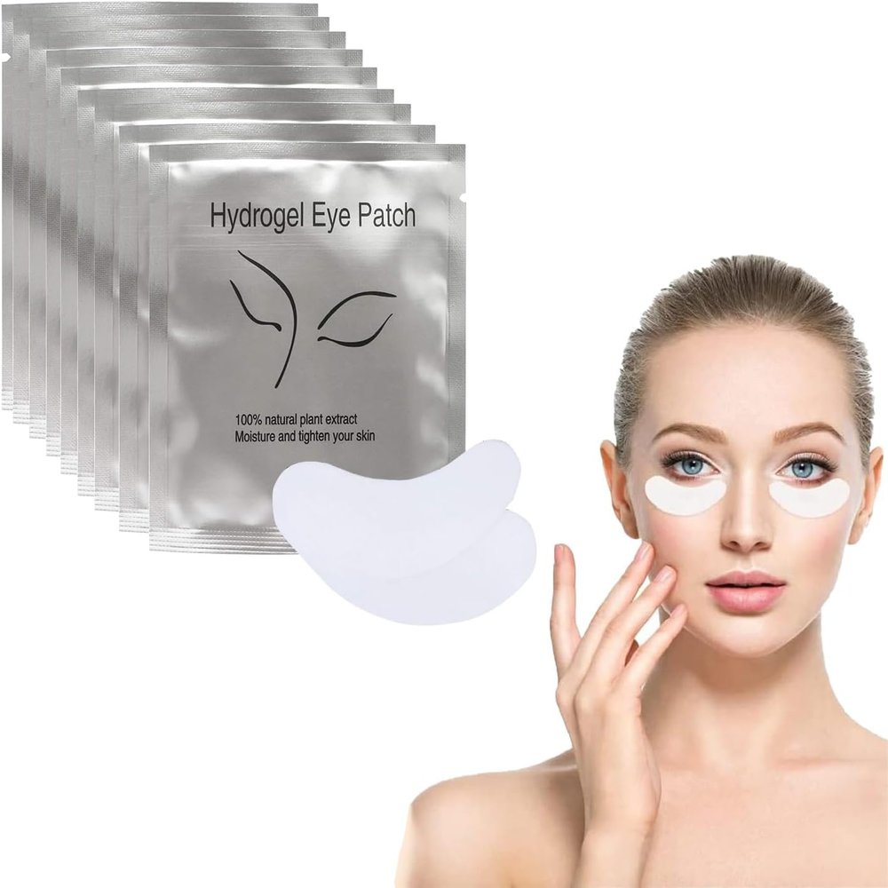 Chargenyang Eyelash Extension Gel Pads Kit - Lint Free False Eyelash Lash Extension Makeup Eye Gel Pads (200Pack)