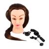 24'' Mannequin Head, Hair Styling Training Head Manikin Cosmetology Mannequin Head Salon Hair Hairdressing Training Heads Face Makeup Practice with Adjustable Clamp Holder view 2