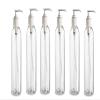 Natural Farms 6 Pack  8 oz -Clear Cosmo Plastic Bottles  White Pump - for Essential Oils, Perfumes, Cleaning Products view 1