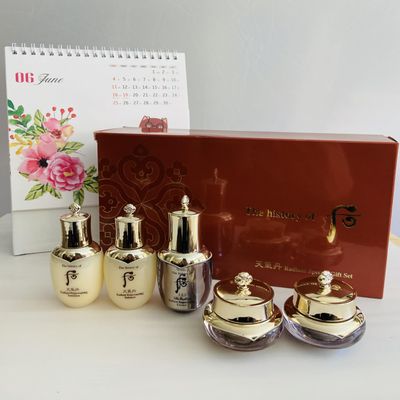 Cheongidan Radiant 5pcs Set. For Anti-Aging, Wrinkle. For All Skin Types