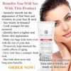 Instant Face Lift Cream 2 oz - Best Eye, Neck, Face Tightening, Lifting & Firming Serum To Smooth Appearance, Hide Loose Sagging Skin, Puffiness, Fine Lines & Wrinkles in Mins (Peptides & Stem Cells) view 2