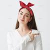 AUEAR, 9 Pack Solid Color Twist Bow Headband Wired Hair Tie Wire Headbands Rabbit Ear Head Wraps for Women Girls Accessories view 3