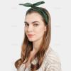 AUEAR, 9 Pack Solid Color Twist Bow Headband Wired Hair Tie Wire Headbands Rabbit Ear Head Wraps for Women Girls Accessories view 4