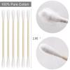 2000 Count Cotton Swabs Double Tipped Ear Cleaning Buds with Bamboo Stick 3 Inch Cotton Tip Applicators for Ears and Makeup view 2