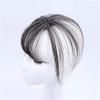 Drasawee 3D Air Bangs Mini Fringe Hairpiece Straight Clip in Bangs Real Human Hair Topper for Women Machine Made Natureal Color view 2