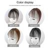 Drasawee 3D Air Bangs Mini Fringe Hairpiece Straight Clip in Bangs Real Human Hair Topper for Women Machine Made Natureal Color view 4