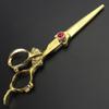 5.5 inch Hair Cutting Scissors Kit Gold Dragon Handle for Cutting Hair Professional Salon Barber Shears Kit Texturizing Blending Hairdressing Shears for Men or Women view 4