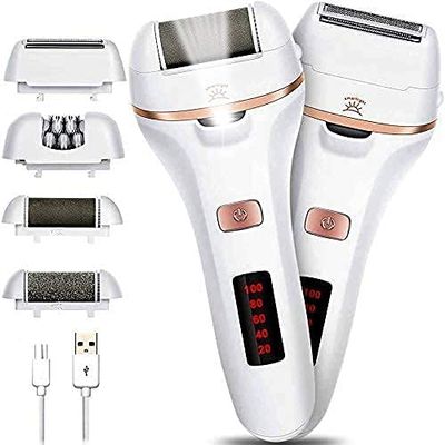 4 in 1 Women's Electric Shaver & Pedicure Set