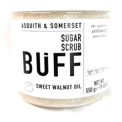 Asquith & Somerset BUFF Sugar Body Scrub with Walnut Oil 19.4 OZ