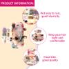 6 PCS Small Hair Claw Clips 1.4 Inch Tortoise Claw Clip for Women Girls Mini Size Leopard Print Acrylic French Design Jaw Clips Non-Slip Strong Hold Hair Grip Catch Barrette view 3