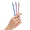 Glamlily Facial Dermaplaning Tool - Quick Facial Hair Removal & Peach Fuzz Remover - Precision Dermaplane Razor & Eyebrow Razor - Bulk Blades & Face Shaver Pack - Pack of 60, Purple/Blue/Peach view 3