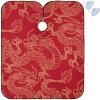 Visesunny Barber Cape - Red Pattern Polyester Hair Cutting Salon Apron Anti-Static Water-Resistant Shaving Cloth Bib view 1