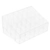 Cabilock 2pcs Compartment Cosmetic Storage Racks Transparent Display Stands for Lipstick Nail Polish and Makeup Organization Sturdy Design for -term Use view 2