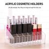 Cabilock 2pcs Compartment Cosmetic Storage Racks Transparent Display Stands for Lipstick Nail Polish and Makeup Organization Sturdy Design for -term Use view 3