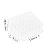 Cabilock 2pcs Compartment Cosmetic Storage Racks Transparent Display Stands for Lipstick Nail Polish and Makeup Organization Sturdy Design for -term Use view 4