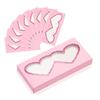RYSSH 20pcs Empty Eyelash Case,Empty Eyelashes Packaging Box With Eyelash Tray Pink Heart Eyelashes Storage Case view 2