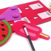 Mllkcao Silicone Makeup Brush Cleaning Pad,Makeup Brush Cleaner Mat Cosmetic Brush Cleaner Portable Travel Scrubber with Suction Cup,Large view 3