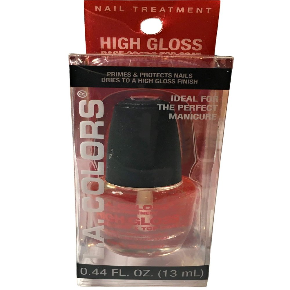 L.A. COLORS High Gloss Base Coat & Top Coat Treatment CBNT533