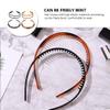 4pcs Thin Headband Shower Head Girls Headbands Tooth Mens Comb Mens Headband Scrunchies for Girls Comb for Men Bandana Halloween Hair Accessories Makeup Hair Man view 3
