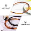4pcs Thin Headband Shower Head Girls Headbands Tooth Mens Comb Mens Headband Scrunchies for Girls Comb for Men Bandana Halloween Hair Accessories Makeup Hair Man view 4