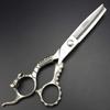 5.5 Inches Professional Hair Cutting Scissors and Thinning Scissors Set,Stainless Steel Hairdressing Scissors for Women & Men view 4