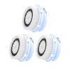 Replacement Facial Cleansing Brush Heads, Facial Cleansing Brush Head, for Acne Prone, Clogged, Enlarged Pore, Deep Pore Sensitive Delicate Skins (3 Pack/Black) view 1