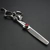 5.5 Inches Professional Hair Cutting Scissors and Thinning Scissors Set,Japanese Stainless Steel Hairdressing Scissors for Women & Men view 4
