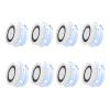 Replacement Facial Cleansing Brush Heads, Facial Cleansing Brush Head, for Acne Prone, Clogged, Enlarged Pore, Deep Pore Sensitive Delicate Skins (8 Pack/Black) view 1