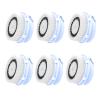 Replacement Facial Cleansing Brush Heads, Facial Cleansing Brush Head, for Acne Prone, Clogged, Enlarged Pore, Deep Pore Sensitive Delicate Skins (6 Pack/Black) view 1