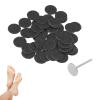 50pcs Electric Callus Remover Sandpaper, Discs Pedicure Tool Replacement Accessory with Shaft, Replacement Sandpaper Discs, nail sanding disc dead skin remover for feet (15mm) view 1