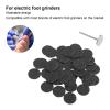 50pcs Electric Callus Remover Sandpaper, Discs Pedicure Tool Replacement Accessory with Shaft, Replacement Sandpaper Discs, nail sanding disc dead skin remover for feet (15mm) view 3