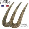 Camila Paris CP3168 French Twist Stick Clip Pins, Black Lace, Wavy Hair Pin 3-Prong Hair Fork for Girls Spiral Updo Chignon Bun Holder, Flexible Styling Hair Accessories for Women, Handmade in France view 2