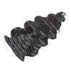 Real Remy Thick Body Wave Clip in Virgin Human Hair Extension Natural Black Double Wefts for African American Black Women Color #2#4 (8inch 100g, Natural Color) view 4