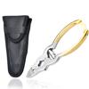 AAProTools Professional Cantilever Nail Clipper 6'' Double Spring Action Heavy Duty Toenail Cutter for Thick Nails Finger Foot Podiatry Curved Blades Nipper with Pouch view 1