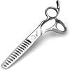 6 Inches Professional Hair Thinning Scissors,Japanese Stainless Steel Hairdressing Scissors for Women & Men view 1