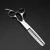 6 Inches Professional Hair Thinning Scissors,Japanese Stainless Steel Hairdressing Scissors for Women & Men view 2