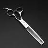 6 Inches Professional Hair Thinning Scissors,Japanese Stainless Steel Hairdressing Scissors for Women & Men view 3