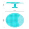 4 Pack Face Scrubber,JEXCULL Soft Silicone Facial Cleansing Brush Face Exfoliator Blackhead Acne Pore Pad Cradle Cap Face Wash Brush for Deep Cleaning Skin Care(Multicolor A) view 2