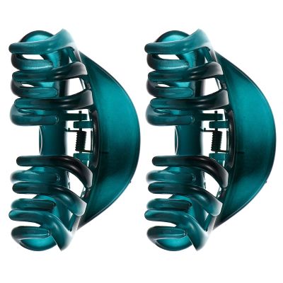 Beaupretty 2pcs Octopus Clip No-Slip Grip Women Hair Claw Clamp Large Hair Claw Clips Delicate Acrylic Hair Jaw Clips Blue