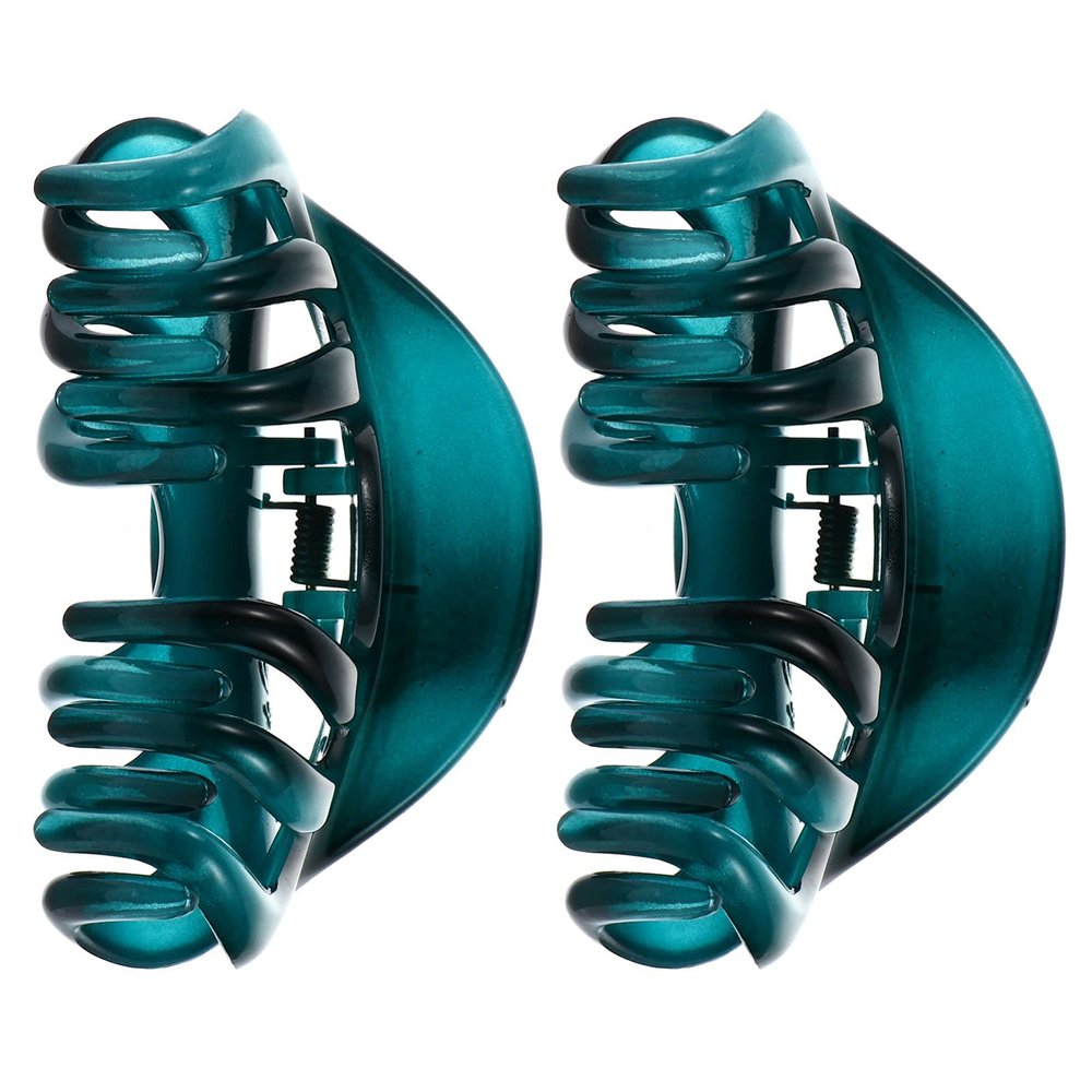 Beaupretty 2pcs Octopus Clip No-Slip Grip Women Hair Claw Clamp Large Hair Claw Clips Delicate Acrylic Hair Jaw Clips Blue