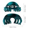 Beaupretty 2pcs Octopus Clip No-Slip Grip Women Hair Claw Clamp Large Hair Claw Clips Delicate Acrylic Hair Jaw Clips Blue view 3