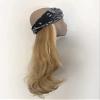 16" Bandana Hair (Brunette, Royal) view 3