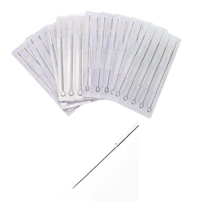 Generic Tattoo Needles 1RL - 50pcs Disposable Sterilized Bugpin Premium Quality Tattoo Needle Liners 1 Round Liner Silver